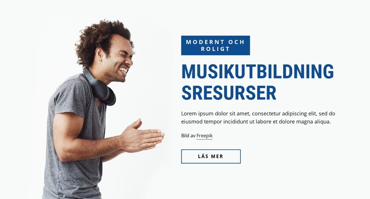 Musikutbildningsresurser Mall