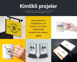 Tasarım Projesi Sanatı - Hazır Web Sitesi Teması