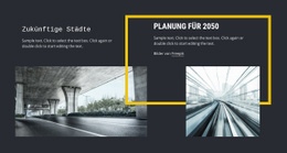 Responsives HTML5 Für Stadtplanungsarchitektur