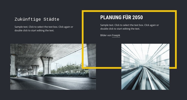  Stadtplanungsarchitektur Website Builder-Vorlagen