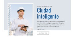 Diseño Del Sitio Para Arquitectura De Ciudad Inteligente