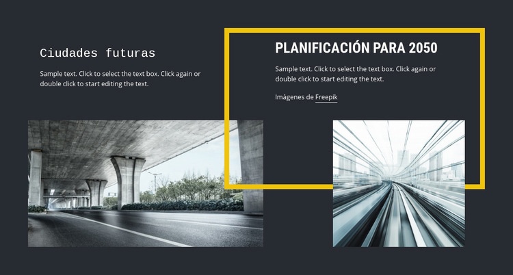  Arquitectura urbanística Plantilla HTML5