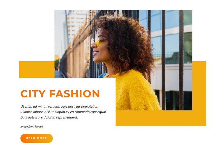 Best outfits fashion Homepage Design