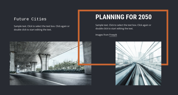  City planning architecture HTML5 Template