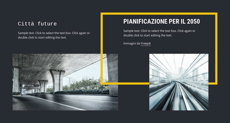  Architettura urbanistica Mockup del sito web