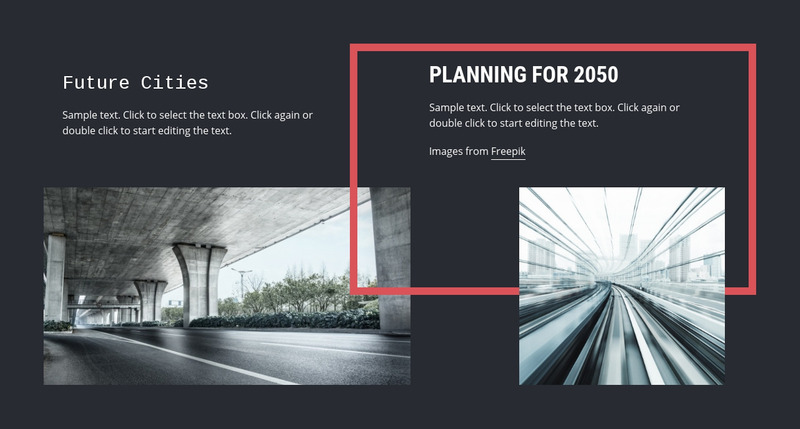  City planning architecture Web Page Design