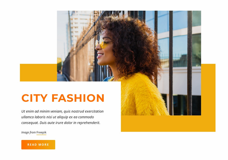 Best outfits fashion Website Mockup