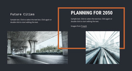 Awesome Landing Page For City Planning Architecture