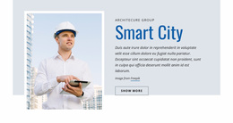 Custom Fonts, Colors And Graphics For Smart City Architecture