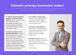 Základní Principy Koučování Vedení - Bezplatná Šablona