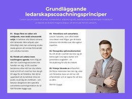 Grundläggande Ledarskapscoachningsprinciper - Gratis Mall