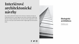 Funkce Rozvržení Motivu Pro Moderní Architektonický Styl