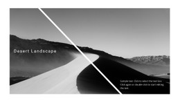 Beautiful Desert Nature - Best CSS Template