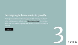 Text On Background Simple CSS Template