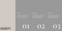 Business Driving Strategy Single Page Template