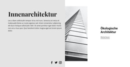 Kostenloses HTML Für Moderner Architekturstil