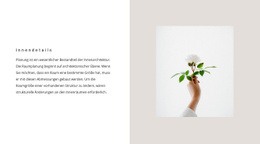 Details Für Den Innenraum - Persönliche Website-Vorlage