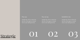 Geschäftsfahrstrategie - Website-Vorlagen