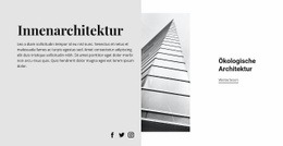 Ein Exklusives Website-Design Für Moderner Architekturstil