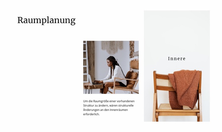 Raumplanung Website-Modell