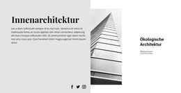 Design-Layout-Funktionalität Für Moderner Architekturstil