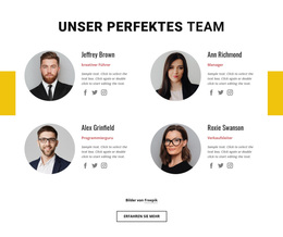 Perfektes Business-Team