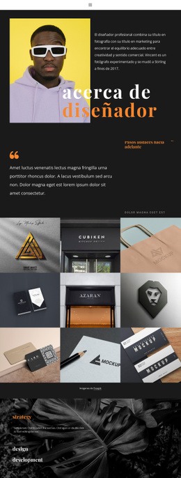 Portafolio De Marketing - Maqueta De Sitio Web Gratuita