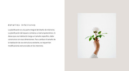 Detalles Para El Interior - Descarga De Plantilla HTML