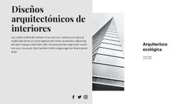 Tema HTML5 Para Estilo De Arquitectura Moderna