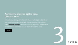 Texto En El Fondo: Plantilla Sencilla De Una Página