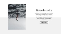 Outil De Maquette De Site Web Pour Histoire De Notre Croissance