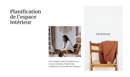 Planification De L'Espace Intérieur - Page De Destination Gratuite