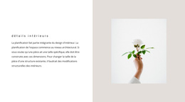 Détails Pour L'Intérieur - Thème WordPress Premium