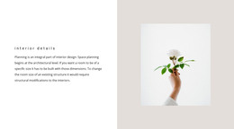 Details For Interior - Free Website Mockup