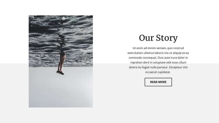 Story of our grow HTML Template