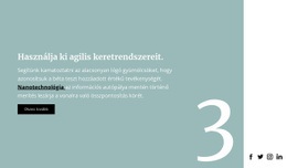 Szöveg A Háttérben - Alap HTML-Sablon