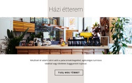 Házi Étel Étterem – E-Kereskedelmi Sablon