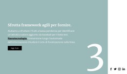 Design Del Sito Pronto All'Uso Per Testo Sullo Sfondo