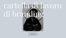 Branding Per Il Business - Mockup Di Sito Web Professionale Personalizzabile