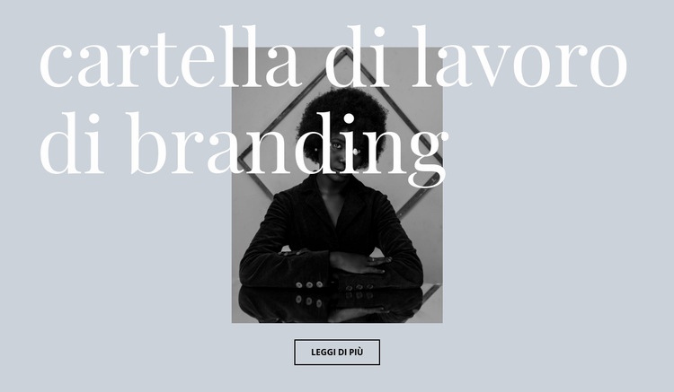 Branding per il business Modello