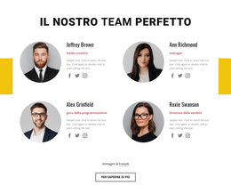 Perfetto Team Aziendale - Tema WordPress Reattivo
