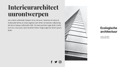 Gratis HTML5 Voor Moderne Architectuurstijl