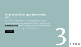 Tekst Op Achtergrond Eenvoudige CSS-Sjabloon