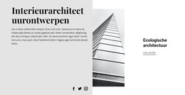 Gratis HTML Voor Moderne Architectuurstijl