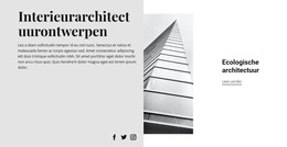 Gratis WordPress-Thema Voor Moderne Architectuurstijl