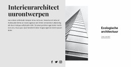 Een Exclusief Websiteontwerp Voor Moderne Architectuurstijl