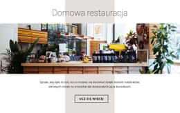 Domowa Restauracja Szablon Siatki CSS