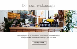 Domowa Restauracja - Responsywny Szablon Jednostronicowy