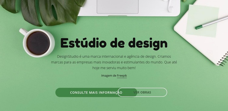 Sua marca merece melhores criativos Design do site