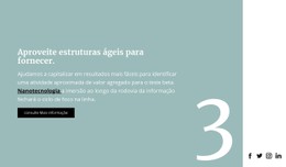 Texto No Fundo Modelo CSS Simples